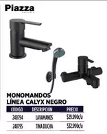 Monomatos Línea Calyx Negro