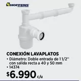 Hoffens - Conexion Lavaplatos