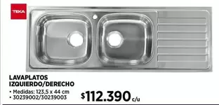 Teka - Lavaplatos Izquierdo/derecho