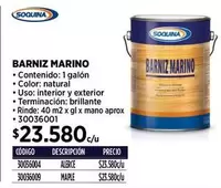 Soquina - Barniz Marino
