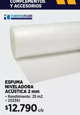 Espuma Niveladora Acústica 2 Mm