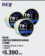 Rexona - Pack Cintas Enmascarar