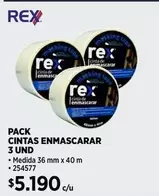 Rexona - Pack Cintas Enmascarar