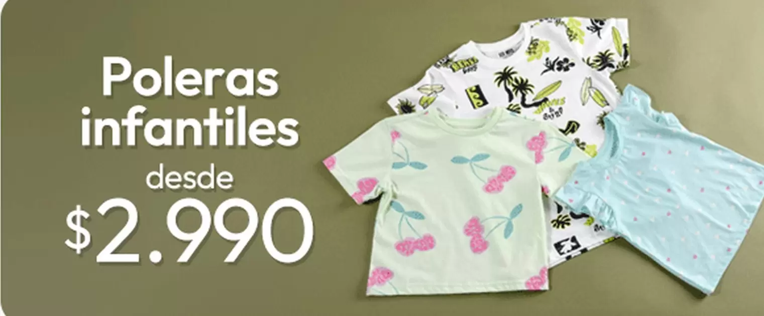 Poleras Infantiles