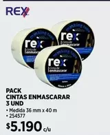 Rexona - Pack Cintas Enmascarar