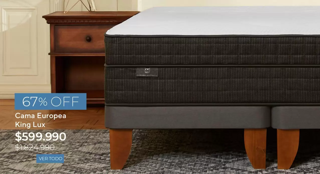 king   - Cama Europa King Lux