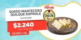 Soprole - Queso Mantecoso Quilque