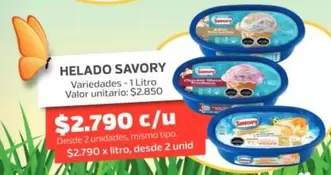 Savory - Helado