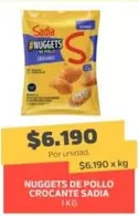 Sadia - Nuggets De Pollo Crocante