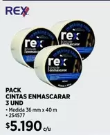 Rexona - Pack Cintas Enmascarar