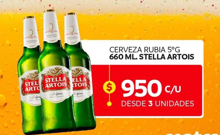 Stella Artois - Cerveza Rubia