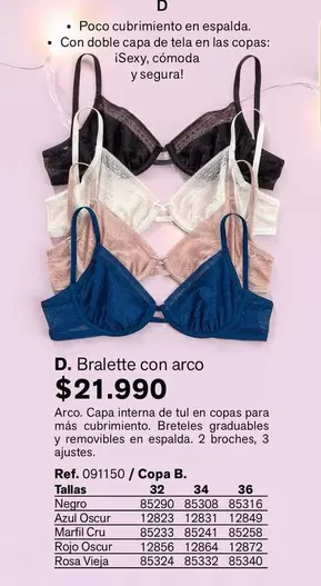 Bralette Con Arco