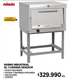 Maigas - Horno Industrial Gl 1 Camara 58x65cm
