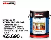Chilcorrofin - Vitrolux 63 Vitrificado De Pisos