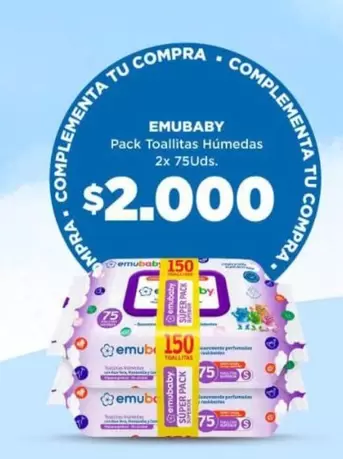 Emubaby - Pack Toallitas Humedas