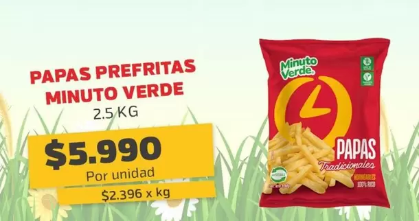 Minuto Verde - Papas Prefritas