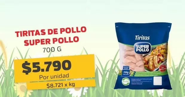 Tiritas De Pollo Super Pollo
