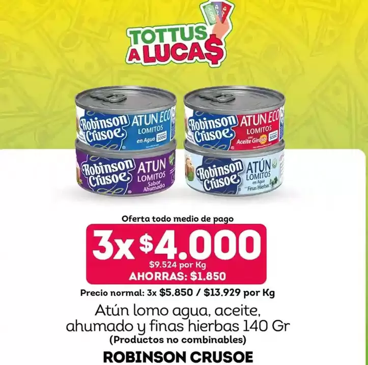 Robinson Crusoe - Atún Lomo Agua