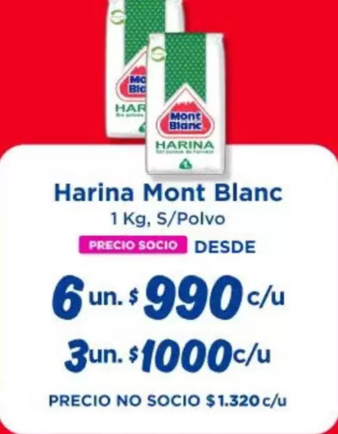 Mont Blanc - Harina Blanc