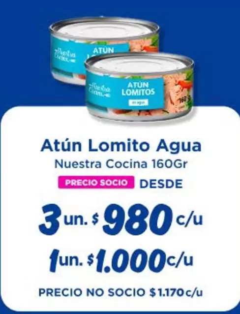 Atún Lomito Agua