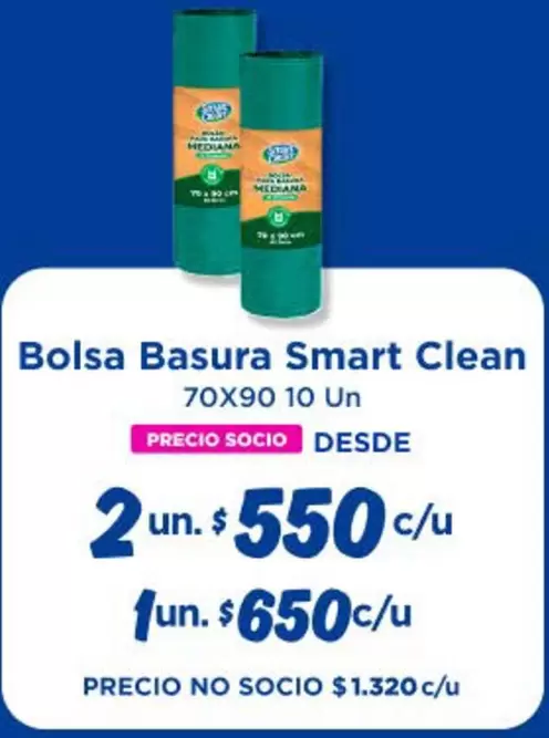 Clean - Bolsa Basura Smart