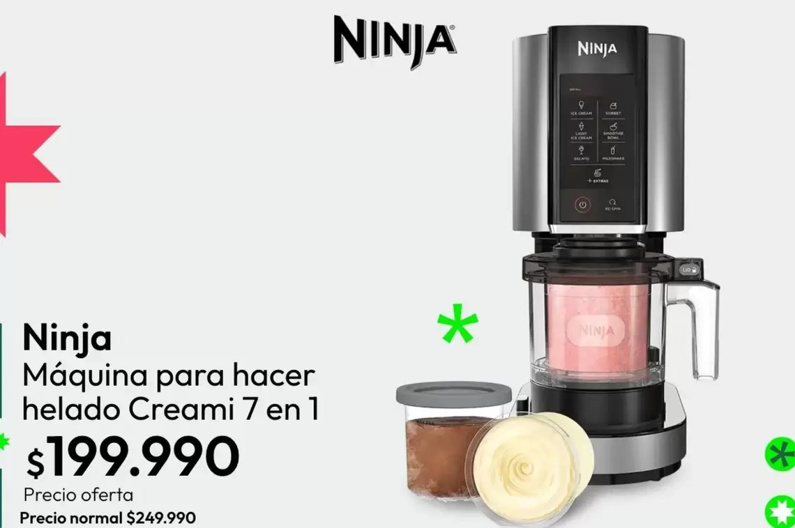 Máquina Para Hacer Helado Creami 7 En 1