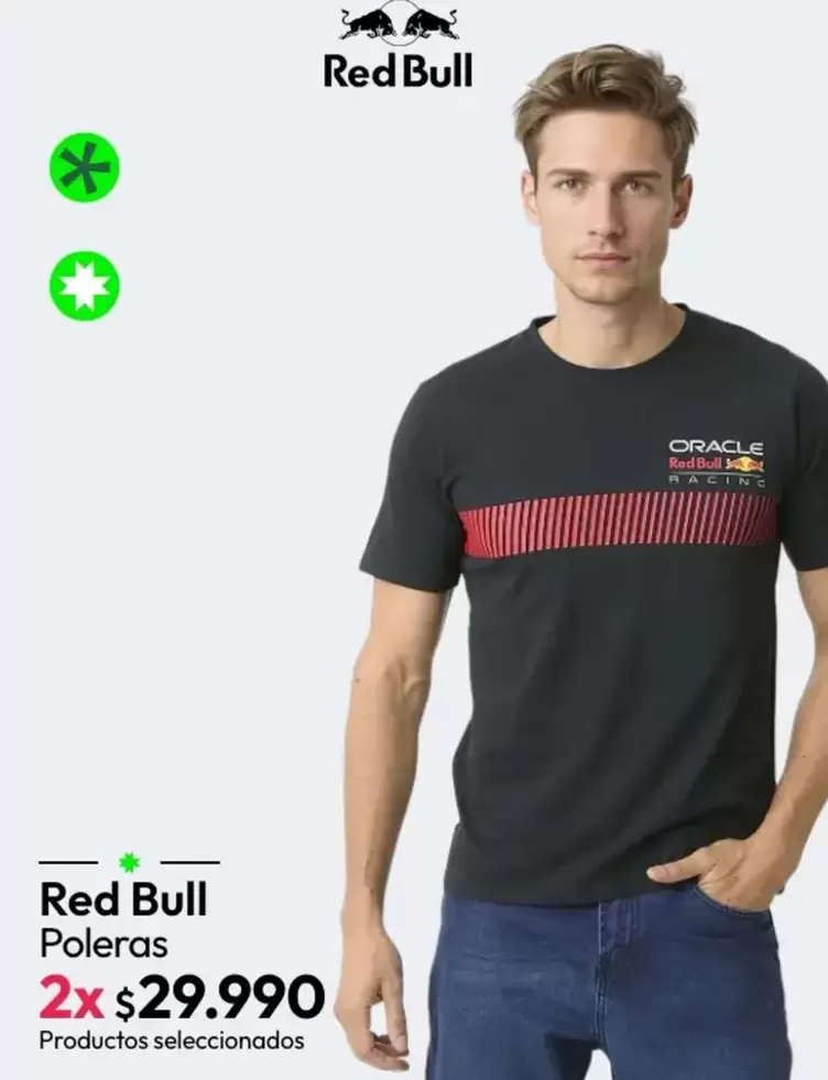 Red Bull - Poleras