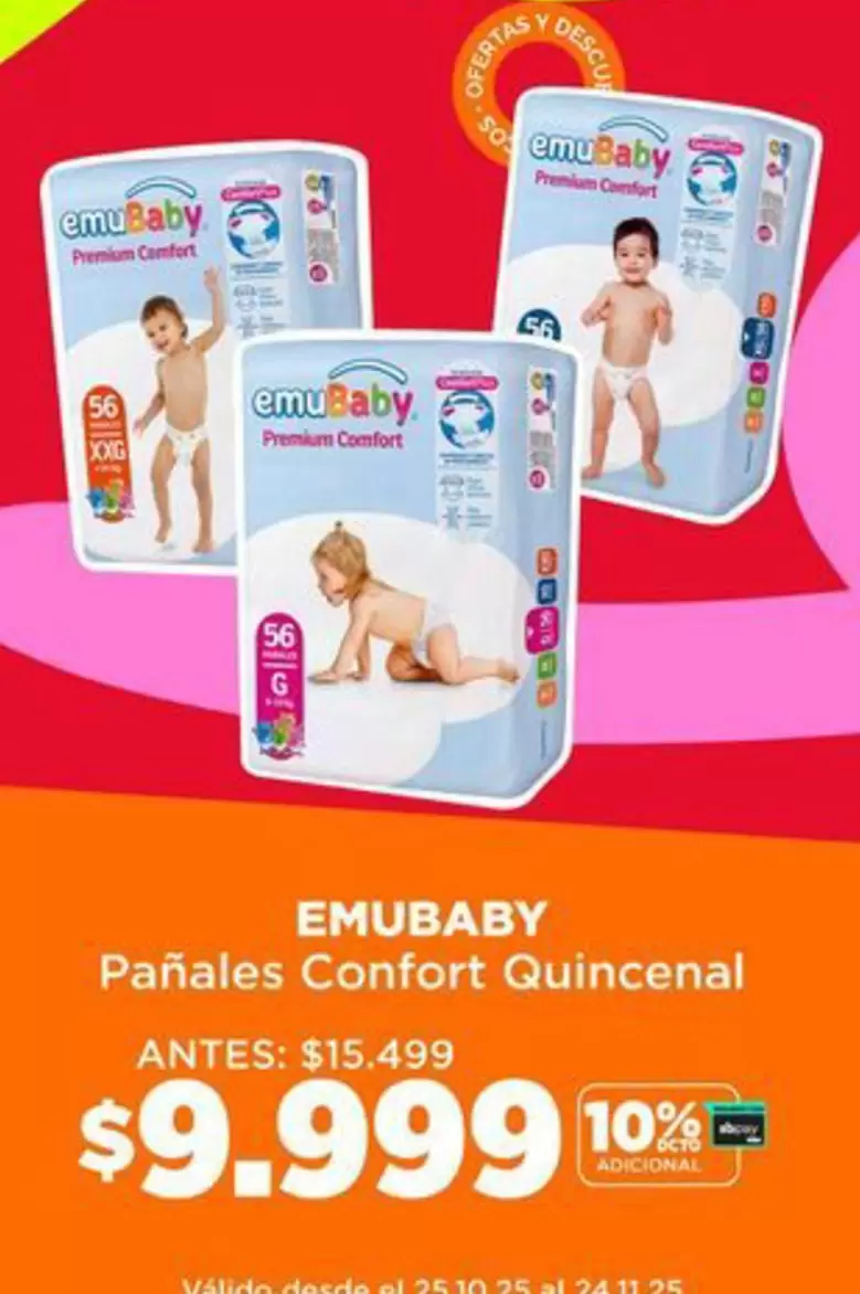 Emubaby - Panales Confort Quincenal