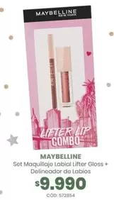 Maybelline - Set Maquillaje Labal Lifter Gloss + Delineador De Labios