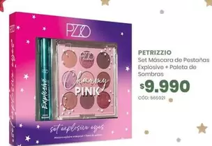 Petrizzio - Set Mascara De Pestañas Explosive + Paleta De Sombras
