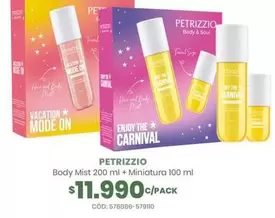 Petrizzio - Body Mist + Miniatura