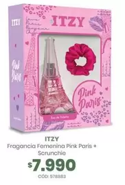 Itzy - Fragancia Femenina Pink Paris + Scrunchie