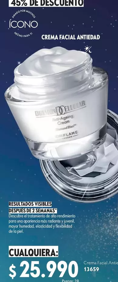 Cema Facial Antiedad