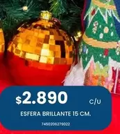 Esfera Brillante 15 Cm.