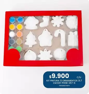 Kit pintura 12 ornamentos 317