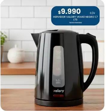Valory - Hervidor Vk440 Negro 1.7