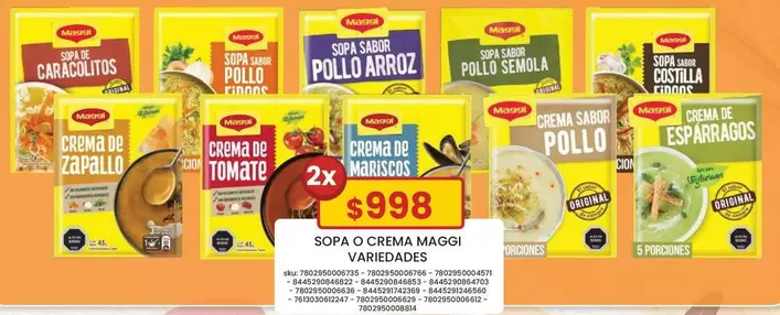 Maggi - Sopa O Crema