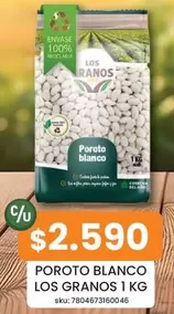 Poroto Blanco Los Granos
