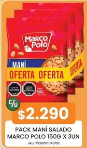 Marco Polo - Pack Mani Salado