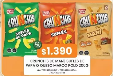 Marco Polo - De Mani, Sufles De Papa O Queso