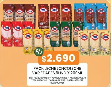 Lonco Leche - Pack Leche Loncoleche