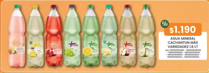 Más - Agua Mineral Vacanhua Mas Variedades