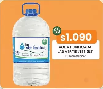 Agua Purificada Las Vertientes