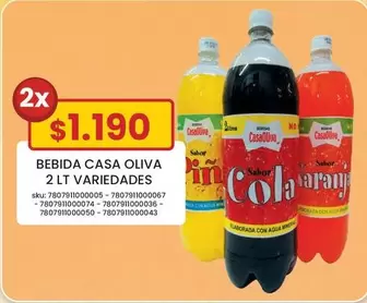 Bebida Casa Oliva 2 Lt