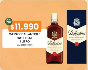 Ballantines - Whisky 40° Finest 1 Litro