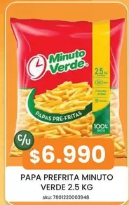 Minuto Verde - Papa Prefrita