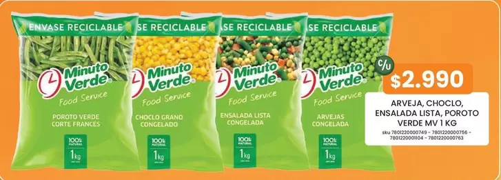 Minuto Verde - Choclo Ensalada Dista, Porto Verde