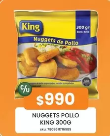 king   - Nuggets Pollo King 300G