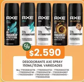 Axe - Desodorante Spray