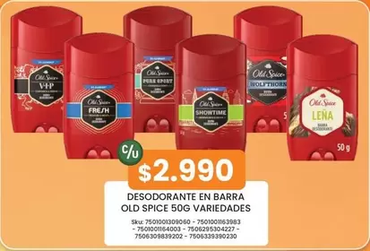 Old Spice - Desodorante En Barra